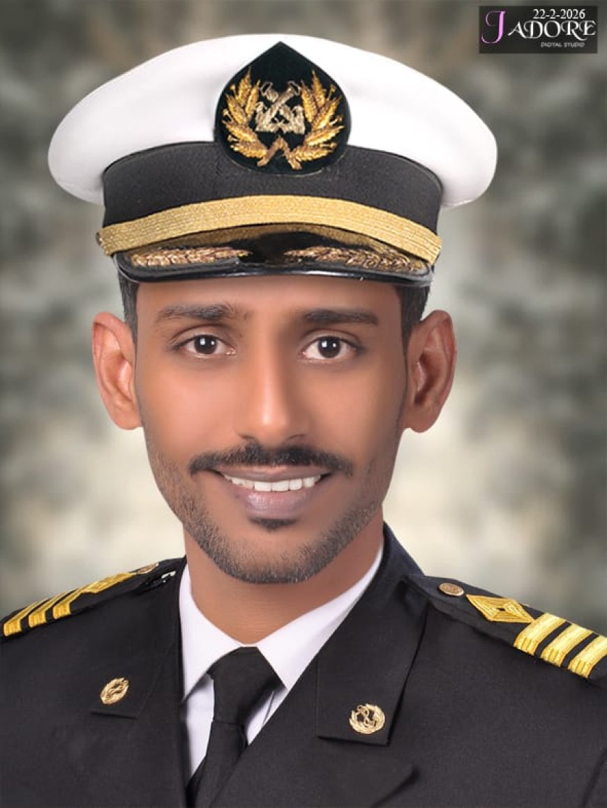 مؤسسة موانئ البحر العربي تحتفي بنيل القبطان سالم الغرابي رتبة "ضابط بحري أول"