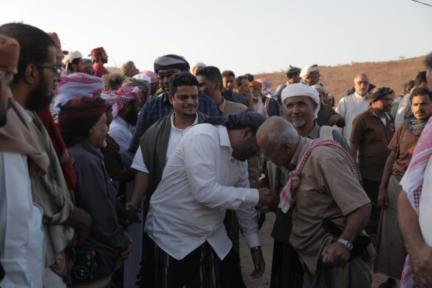 استقبال حافل للشيخ طارق سالم العكبري في حضرموت 