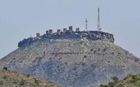 إنفجار جسم غريب في سماء مديرية رصد بيافع يُعتقد أنه طائرة مسيّرة