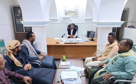 مدير عام مديرية تريم يطّلع على سير مشروع تطوير منظومة اللوحات التفاعلية للمعالم التاريخية