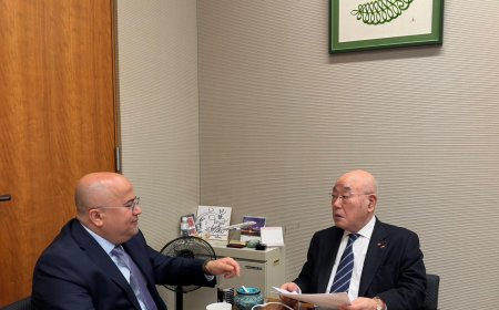 طوكيو: السفير السنيني يبحث مع المستشار الخاص لرئيسة الوزراء مستجدات الأوضاع في اليمن والمنطقة 