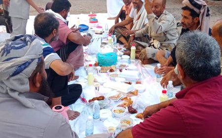 إفطار رمضاني لمكتب تربية لحج لتعزيز التلاحم الأخوي والإداري