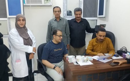 المفلحي يؤكد حرص مكتب الصحة بالمنصورة على تقديم خدمات طبية مجانية لتخفيف معاناة المواطنين 