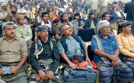 قطاعات واسعة بأبين تعلن استنكارها لقرار تغيير قيادة الأمن الوطني بالمحافظة