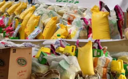 حلف كوادر مناطق الواحدي يدشّن توزيع السلال الغذائية على عدد من مناطق الواحدي بمحافظة شبوة