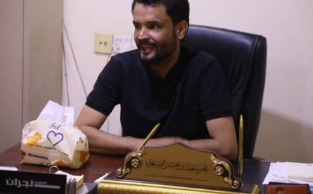 حضرموت.. مدير عام منفذ الوديعة ينفي وجود تكدس للشاحنات ويؤكد انتظام حركة الصادرات