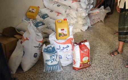 جمعية الضالع الخيرية  تدشّن توزيع السلة الرمضانية في عدن ولحج