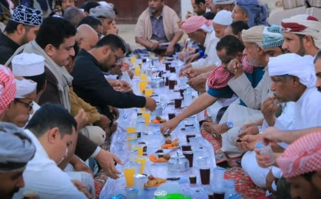 إدارة الأمن والشرطة بمديرية سيئون تنظم الأمسية الرمضانية والافطار الجماعي السنوي