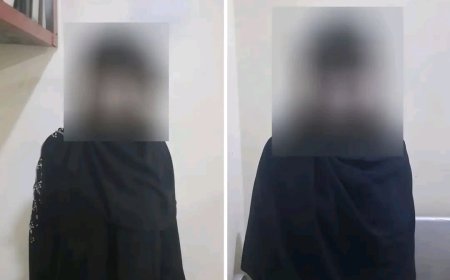 شرطة بئر فضل بعدن تلقي القبض على فتاتين متهمتين بسرقة مواطن مصري