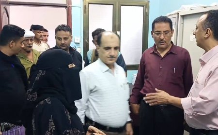 الشعبي والحالمي يدشنان مخيم طبي مجاني للأمراض المزمنة في مجمع  دارسعد الصحي