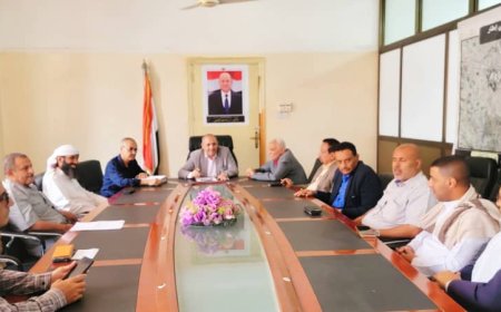 لقاء في تعز لمناقشة الإفراج عن نزلاء السجن المركزي المستوفين للشروط