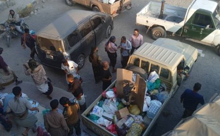 انتقالي مديرية الضالع يدشن أولى قوافلة الغذائية لإفطار أبطال القوات المسلحة الجنوبية المرابطين بالجبهات