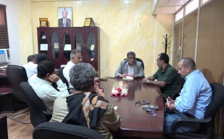 شاذلي يطلع على أوضاع خدمات المياه والصرف الصحي في عدن ويوجه بمعالجة المشكلات ميدانياً