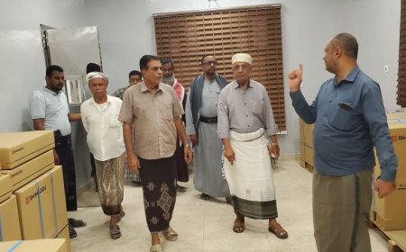 مستشار محافظ محافظة حضرموت يلتقي قيادة السلطة المحلية بمديرية القطن