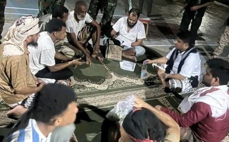 مدير أمن أبين يزور السجن المركزي ويتفقد أوضاع السجناء المعسرين