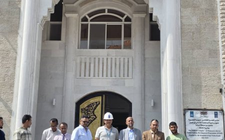 وكيل وزارة العدل يتفقد أعمال استكمال تجهيز محكمة المنصورة الابتدائية بعدن