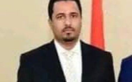 الشيخ خالد يوسف العزيبي شيخ مشايخ الحوطة وتبن يهنئ بتعيين محافظ محافظة لحج الأستاذ مراد علي محمد عبدالحي الحالمي