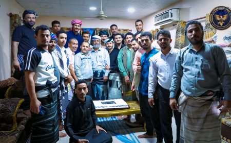 قوات الأمن الوطني تقيم إفطاراً جماعياً وأمسية رمضانية برعاية القائد عبدالرحمن المحرمي