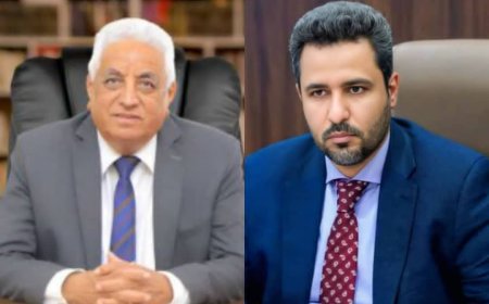 رئيس جامعة لحج يهنئ الاخ / مراد الحالمي بمناسبة تعيينه محافظاً لمحافظة لحج