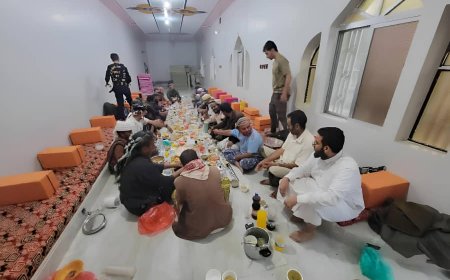 أسرة ثانوية سرار يافع تُقيم إفطاراً جماعياً وتُستذكر مآثر الفقيد غسان بن عبدالباقي