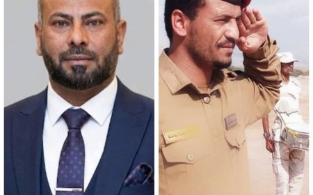 العميد علي القاضي يهنئ اللواء أحمد قائد القُبّة بمناسبة تعيينه محافظًا للضالع وقائدًا لمحورها العسكري