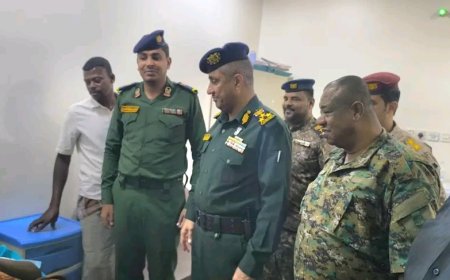 العميد الجابري يزور العريف باعشرة للاطمئنان على صحته بعد إجراء عملية جراحية تكللت بالنجاح