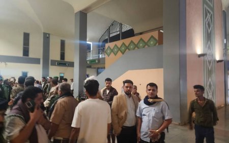 وسط حضور لكبار المسؤولين وقيادات عسكرية.. استقبال حافل لمحافظ لحج الجديد "الحالمي" بمطار عدن