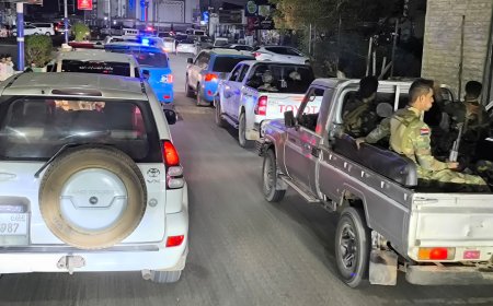 موكب أمني بقيادة مدير أمن لحج يرافق استقبال محافظ لحج