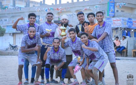 بلباو يتوج بكأس بطولة الدوري الرمضاني الشعبي الخماسي بمساكن فوة ومايوركا وصيفاً