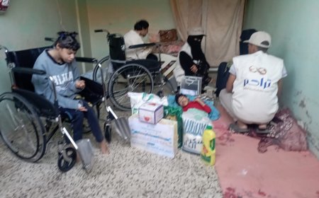 مؤسسة تراحم تساند أمّ المعاقين بدعم إنساني سخي