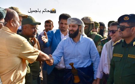 أبين تستقبل محافظها الجديد الدكتور مختار الرباش وسط حضور رسمي واسع