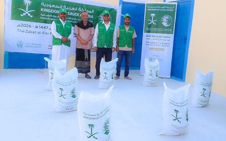 مدير عام بروم ميفع يدشن مشروع زكاة الفطر بالمديرية