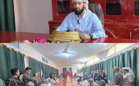 تحت شعار: "أبين أولاً… هيبة تُصان… وتنمية تُبنى" محافظ أبين يلتقي القيادات التنفيذية بالمحافظة