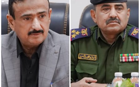 مدير عام شرطة شبوة يهنئ محافظ المحافظة بمناسبة حلول عيد الفطر المبارك