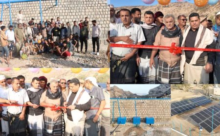 بتمويل كويتي .. مؤسسة الجبل التنموية تدشن افتتاح مشروع مياه وادي ذي ردم بحبيل جبر في لحج 