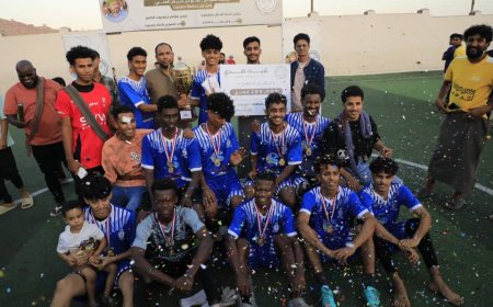 برعاية الشيخ عمر بن حبريش .. الكويت يحسم القمة أمام الهواشم بثنائية ويتوج بطلاً للدوري الرمضاني الخماسي