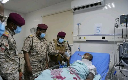 بتوجيهات قائد الفرقة الثانية..قوات درع الوطن تنفذ زيارة عيدية لمرضى مستشفى سيئون العام