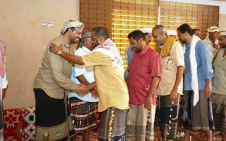 الشيخ العكبري يستقبل شخصيات اجتماعية وقبلية بمناسبة عيد الفطر المبارك