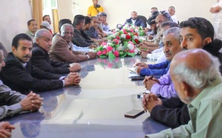 محافظ الضالع يباشر مهام عمله ويعقد أول اجتماع للمكتب التنفيذي