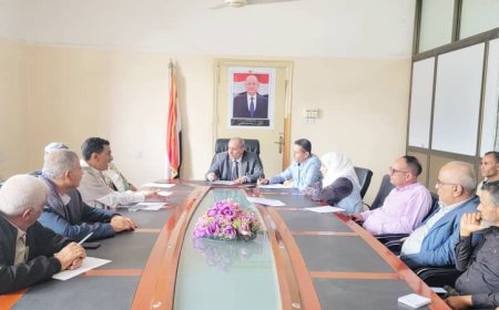 وكيل اول محافظة تعز يوجه برفع الجاهزية وتشكيل غرفة عمليات تزامناً مع موسم الأمطار