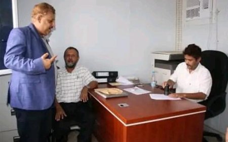 التفتيش القضائي والنيابة العامة ينفذان زيارة تفقدية لنيابات عدن عقب انتهاء إجازة عيد الفطر