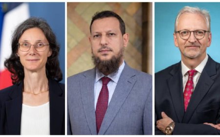 محافظ العاصمة عدن يبحث مع السفيرين الفرنسي والألماني تعزيز التعاون ودعم قطاعات التعليم والتنمية