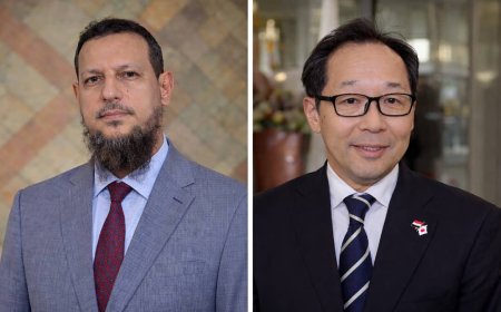 محافظ العاصمة عدن يبحث مع السفير الياباني تعزيز التدخلات التنموية