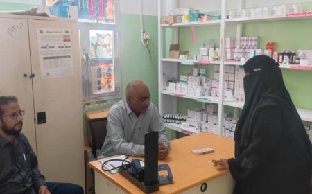 مدير الصحة بزنجبار يزور الوحدة الصحية بقرية الشيخ عبدالله