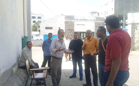 مكتب التعليم الفني بالعاصمة عدن يدشن زيارات ميدانية للمعاهد التقنية والمهنية لتفقد سير العمل عقب إجازة العيد