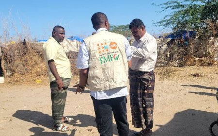 نزول ميداني لمسح احتياجات الأسر المتضررة من الأمطار في زنجبار وخنفر بأبين