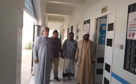 الأمين العام لمحلي السوم يتفقد سير العمل بالمكاتب التنفيذية عقب إجازة عيد الفطر