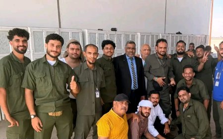 مدير عام الإطفاء والإنقاذ بالهيئة يتفقد جاهزية الإدارة في مطار عدن الدولي