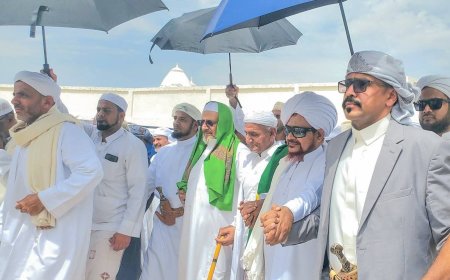 التميمي مدير عام مصلحة شؤون القبائل يشارك في مراسيم تنصيب الحبيب علي بن حسن منصبا لآل الشيخ أبوبكر بن سالم بعينات