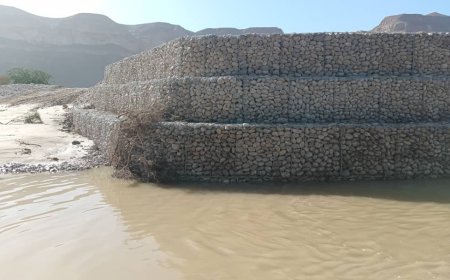 مدير عام مديرية القطن ومدير مكتب الأشغال يتفقدان مناطق تضررت بالسيول